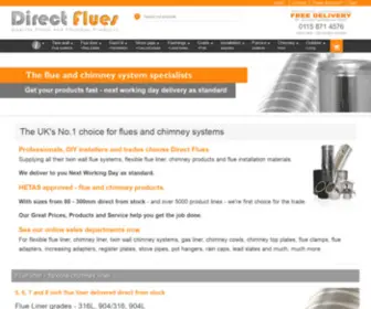 Directflues.co.uk(Direct flues) Screenshot