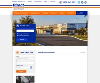 Directfreightexpress.com.au(Express Transport) Screenshot