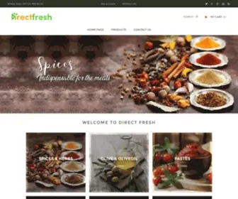 Directfreshuae.com(DİRECTFRESHUAE Turkish online gourmet shop in United Arap Emirates) Screenshot