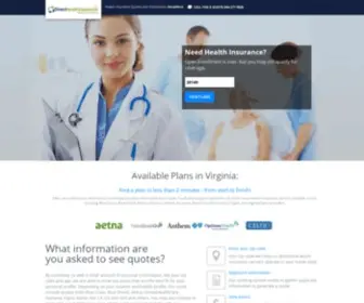 Directhealthinsurance.com(Find health insurance information) Screenshot