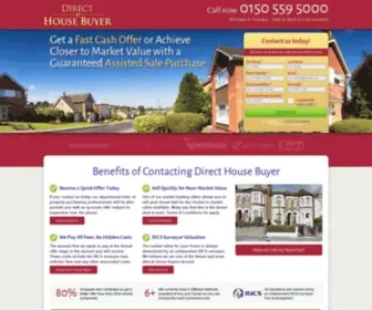 Directhousebuyer.co.uk(Sell Your House Fast to the UK's Leading House Buyers. We can offer 100% Cash) Screenshot