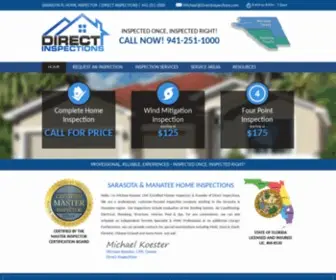 Directinspections.com(Direct Home Inspections) Screenshot