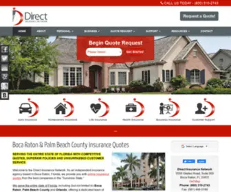 Directinsurancenetwork.com(Insurance in Boca Raton) Screenshot