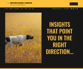Directions.uk.com(Directions Research & Marketing) Screenshot