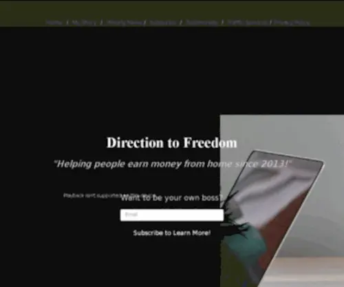 Directiontofreedom.net(HostGator Web Hosting Website Startup Guide) Screenshot