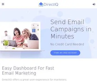 Directiq.com(#1 Email marketing automation software for SMBs & startups) Screenshot