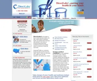 Directlabs.com(Order Blood Tests and Lab Tests Online) Screenshot