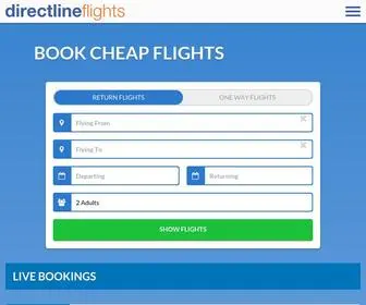 Directline-Flights.co.uk(Compare and book flights from every major low cost airline in one search) Screenshot