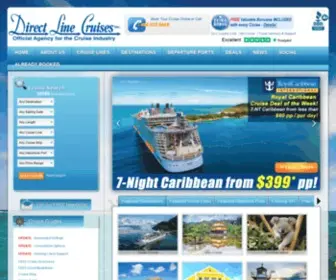 Directlinecruises.com(Cruise Deals and Discount Cruise Vacations) Screenshot