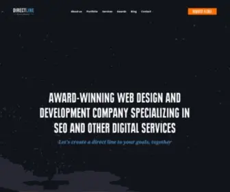 Directlinedev.com(Direct Line Development Makes Websites That Bring in Clients) Screenshot