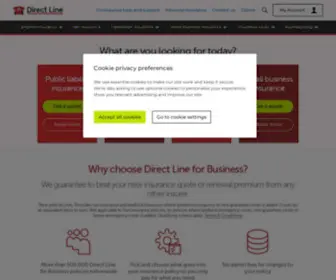 Directlineforbusiness.co.uk(Business insurance) Screenshot