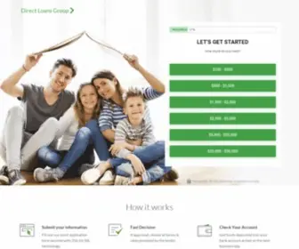 Directloansgroup.com(Direct Loans Group) Screenshot