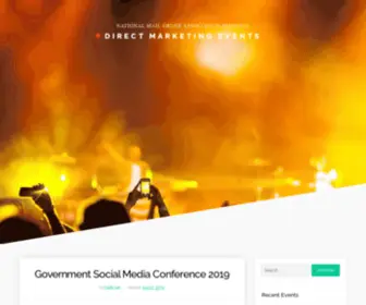 Directmarketingevents.com(Direct Marketing Events) Screenshot