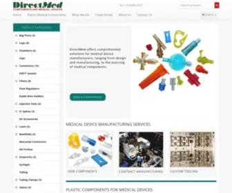 Directmed.com(Plastic Medical Components) Screenshot