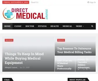 Directmedicalsource.com(Health Blog) Screenshot