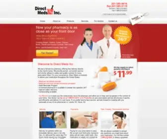 Directmedsusa.com(The only pharmacy) Screenshot