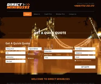 Directminibushire.co.uk(Minibus Hire with Driver service) Screenshot