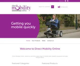 Directmobilityonline.co.uk(Direct Mobility Online) Screenshot