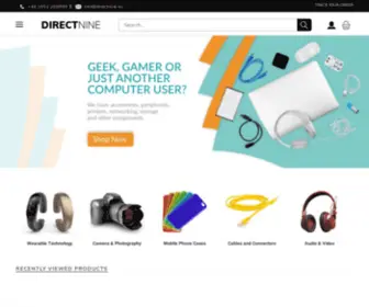 Directnine.dk(Online shopping from a huge selection of electronic products) Screenshot