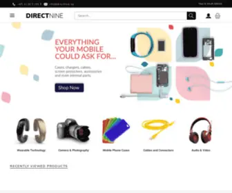 Directnine.sg(Online shopping from a huge selection of electronic products) Screenshot