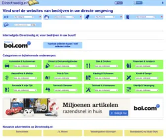 Directnodig.nl(Vind snel de websites van bedrijven in uw regio op internetgids) Screenshot