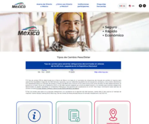 Directoamexico.com(Envíos a México) Screenshot