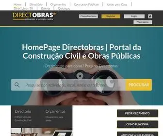 Directobras.pt(Portal da Construção Civil e Obras Públicas) Screenshot