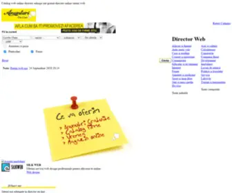 Director-ON-Line.ro(Director web) Screenshot