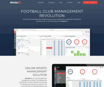 Director11.com(Software de gestión deportiva para clubes de futbol) Screenshot