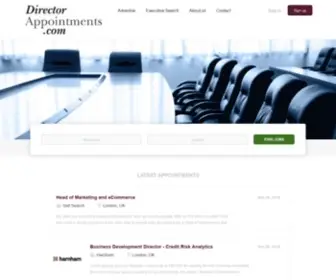 Directorappointments.com(Director Jobs with Director Appointments) Screenshot