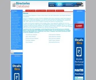 Directoriesdatabase.com(Free Directory List) Screenshot