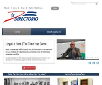 Directorio.org(Directorio Democratico Cubano) Screenshot