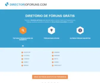 Directorioforuns.com(Diretório do fórum grátis) Screenshot