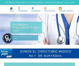 Directoriomedicoguayaquil.com(Médicos Guayaquil) Screenshot