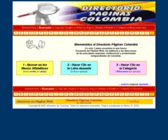 Directoriopaginascolombia.com(Directorio Paginas Colombia) Screenshot