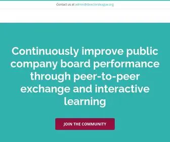 Directorsleague.org(Directors League) Screenshot