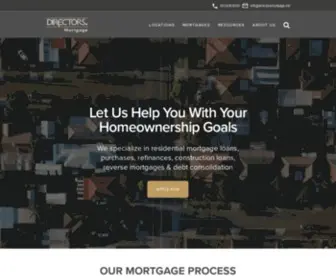 Directorsmortgage.net(Directors Mortgage) Screenshot