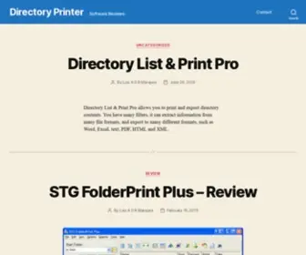 Directory-Printer.com(Directory Printer) Screenshot