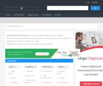 Directorydemo.com(Free WebSite Directory) Screenshot