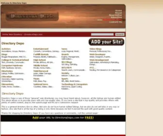 Directorydepo.com(Online Site Listing) Screenshot