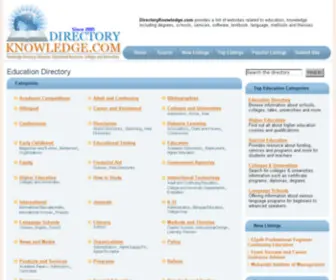 Directoryknowledge.com(Education Directory) Screenshot