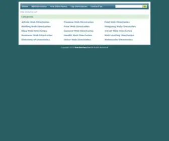 Directorylist.biz(Web Directory List) Screenshot