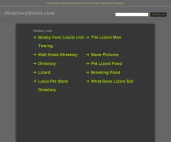 Directorylizard.com(Massive Internet Directory) Screenshot