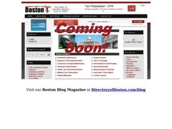 Directoryofboston.com(Directory of Boston) Screenshot