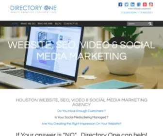 Directoryone.com(Houston Website) Screenshot