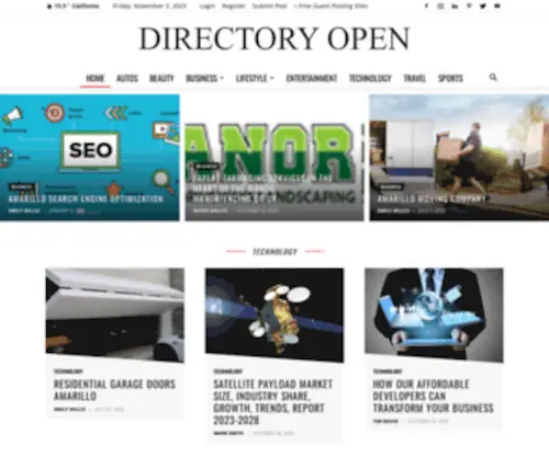 Directoryopen.com(Guest Posting Services) Screenshot