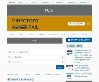 Directoryrail.com(Submit Your Business and Products to the Top Directory Site) Screenshot
