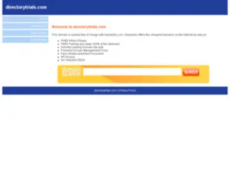 Directorytrials.com(Free Web Directory ListDirectory Test) Screenshot