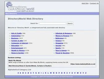 Directoryworld.net(Web Directory from Directory World) Screenshot