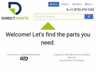 Direct.parts(Find and buy parts at) Screenshot
